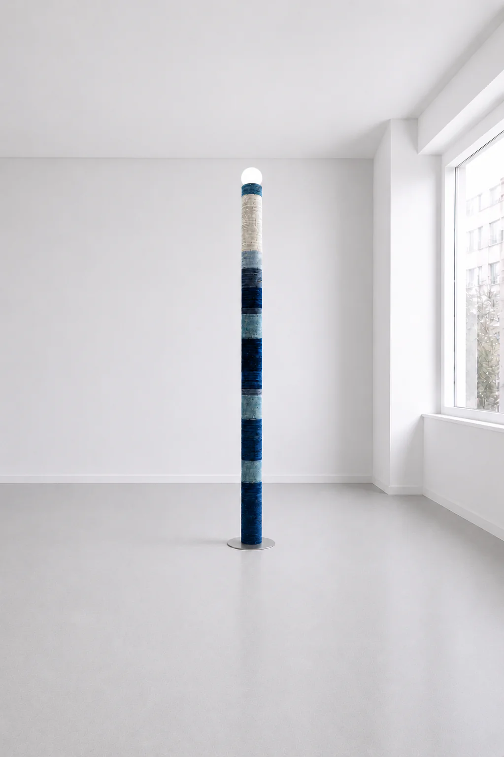 Carding Floor Lamp - Blue - Image 3