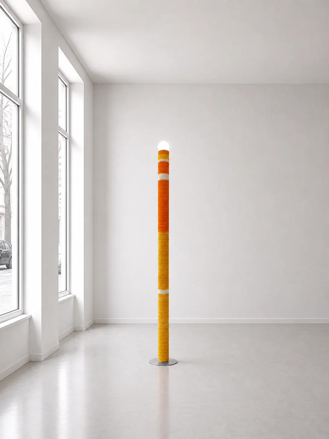 Carding Floor Lamp - Orange - Image 3