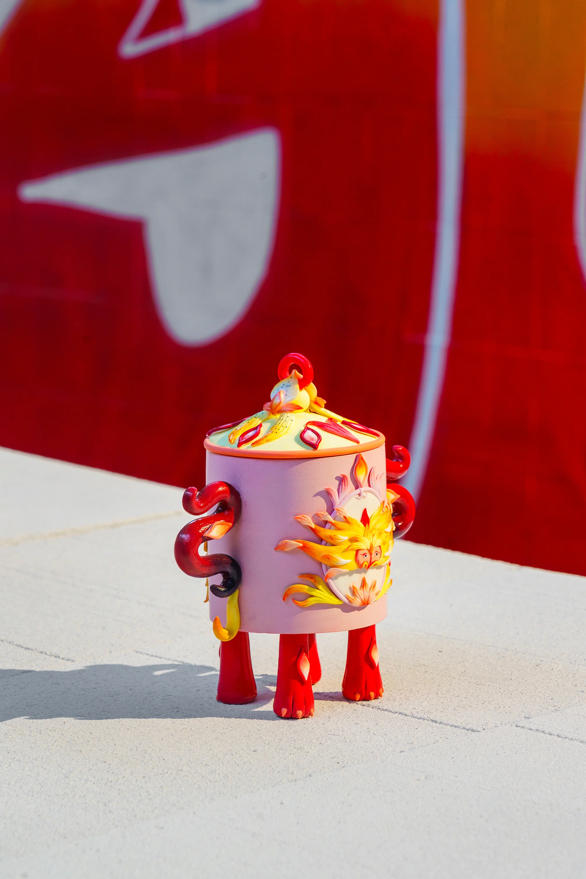 Flaming Spirit House snuff bottle - Image 3