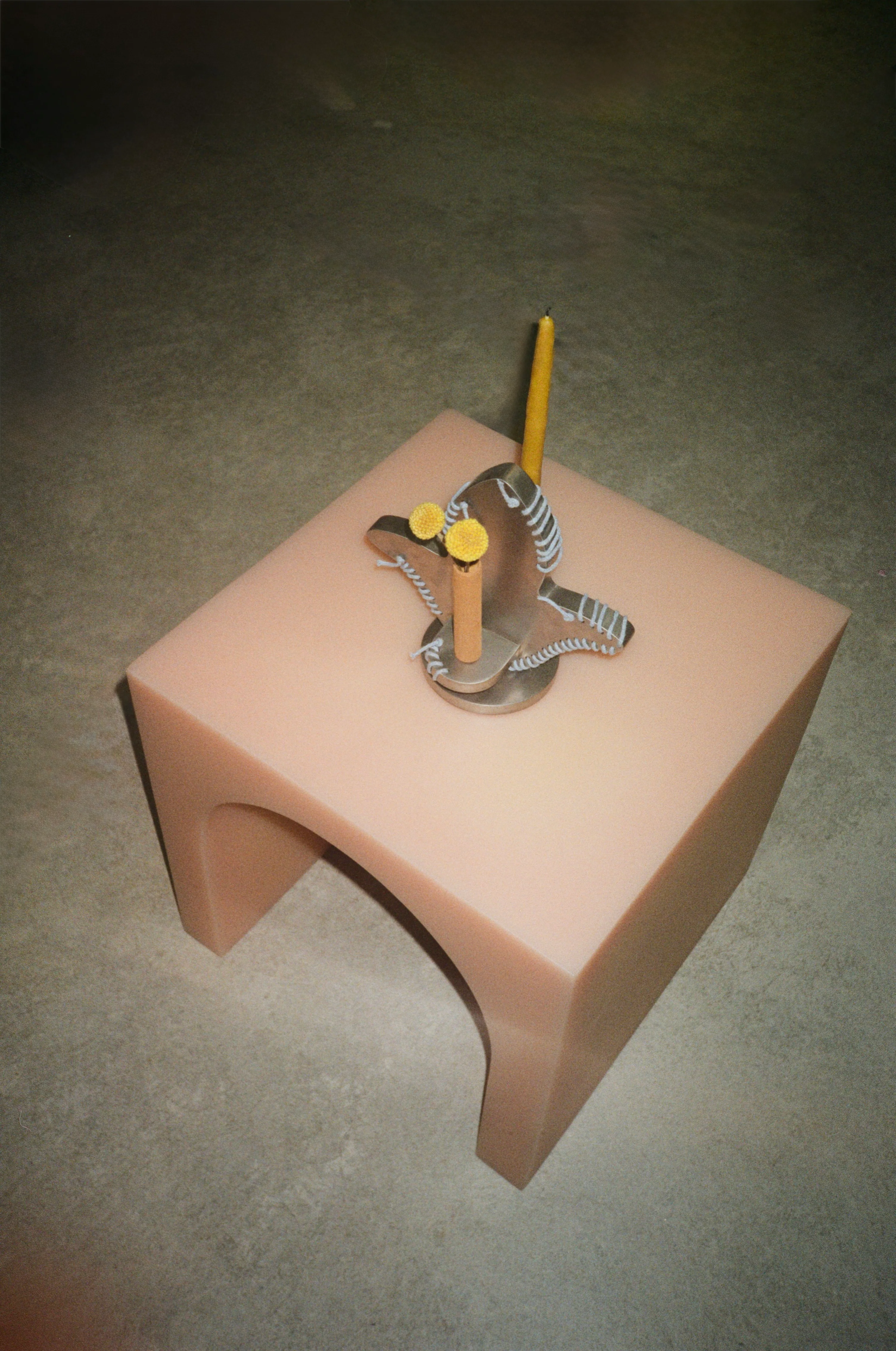 Stitched Steel Candle Holder - Image 3